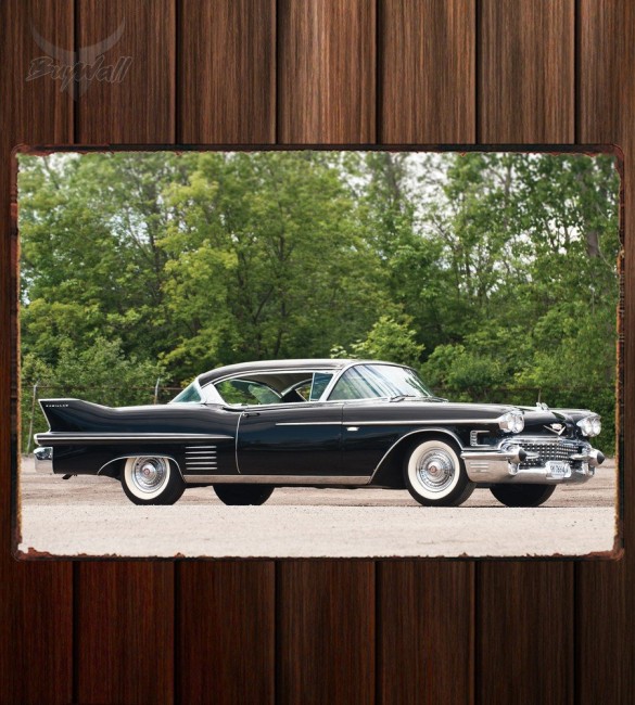 Металлическая табличка Cadillac Sixty-Two Coupe de Ville 092 Металлическая табличка Cadillac Sixty-Two Coupe de Ville 092